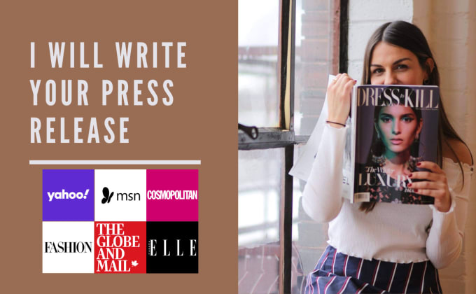 Gig Preview - Write a timely and relevant press release