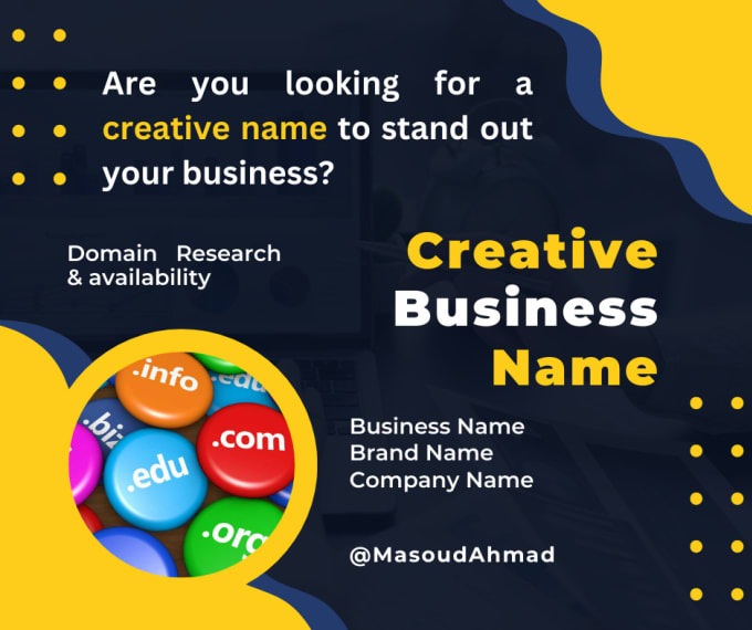 Gig Preview - Create creative business name, company name, and slogans