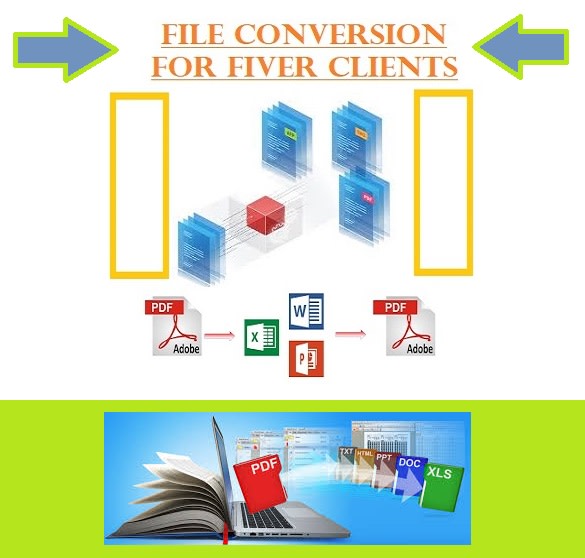 Gig Preview - Convert files in different formats