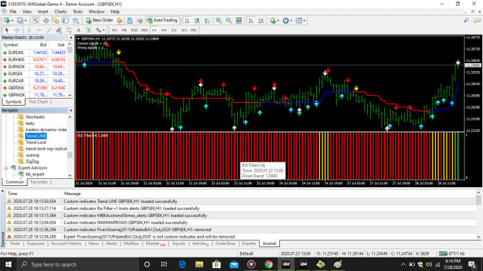 Gig Preview - Create or modify mt4,5 experts and indicators