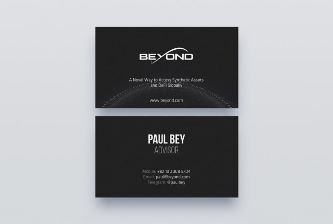 Gig Preview - Design a modern business card