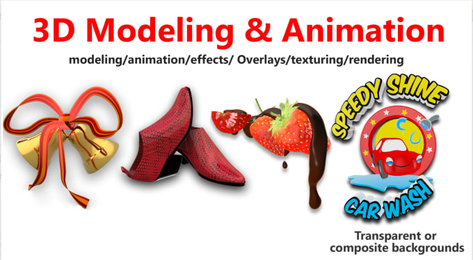 Gig Preview - Create and animate any 3d model for you