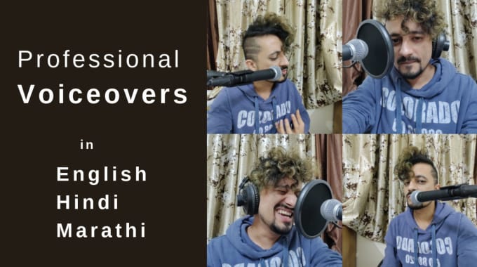 Gig Preview - Record a neutral indian english male voiceover in HQ