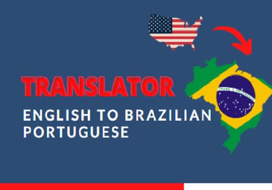 Gig Preview - Translate document english to brazilian portuguese