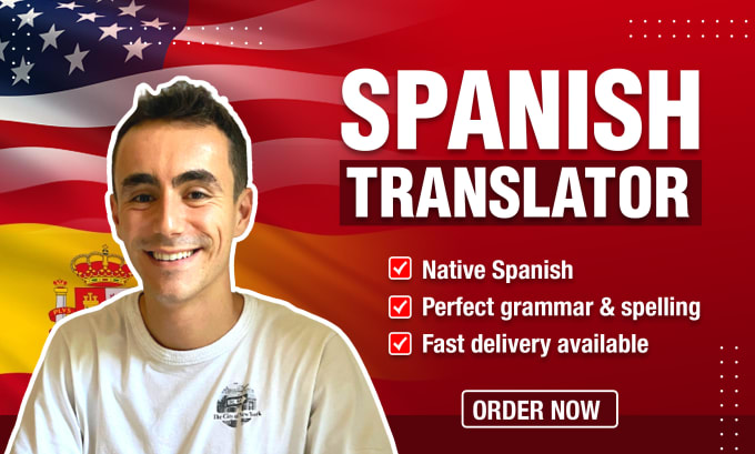 Gig Preview - Translate english to spanish with perfect grammar