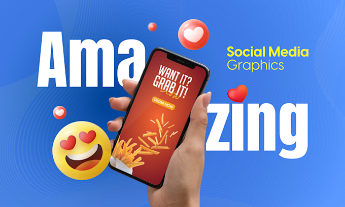 Gig Preview - Create amazing social media graphics and captions