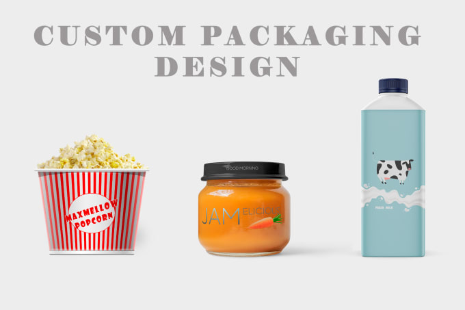 Gig Preview - Create unique modern product packaging and label design