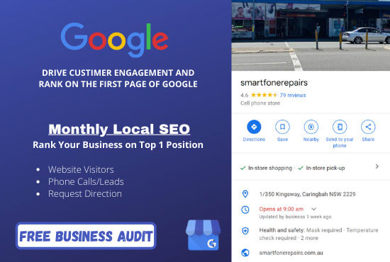 Gig Preview - Do best monthly local SEO service with google maps ranking