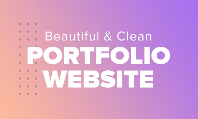 Gig Preview - Build a portfolio website in wordpress for you