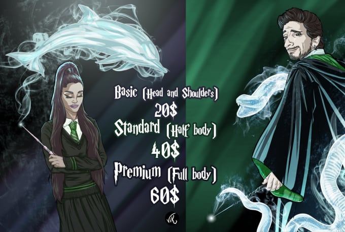 Gig Preview - Draw you as a hogwarts student of harry potter