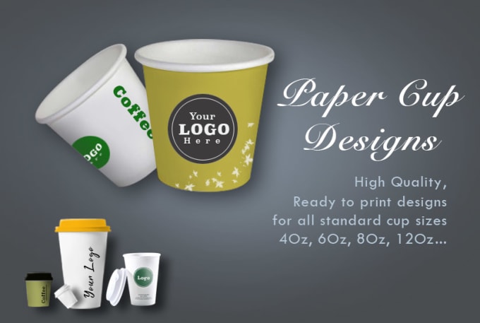 Gig Preview - Do attractive designs for paper cups and packages