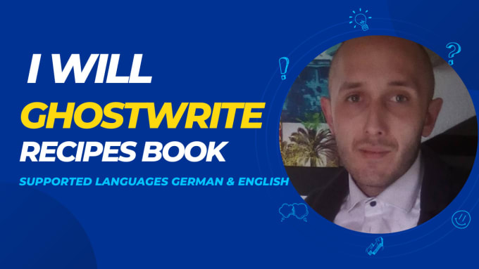 Bestseller - write your recipe book in english or german