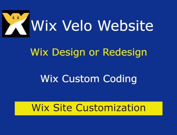 Gig Preview - Develop wix website velo code developer