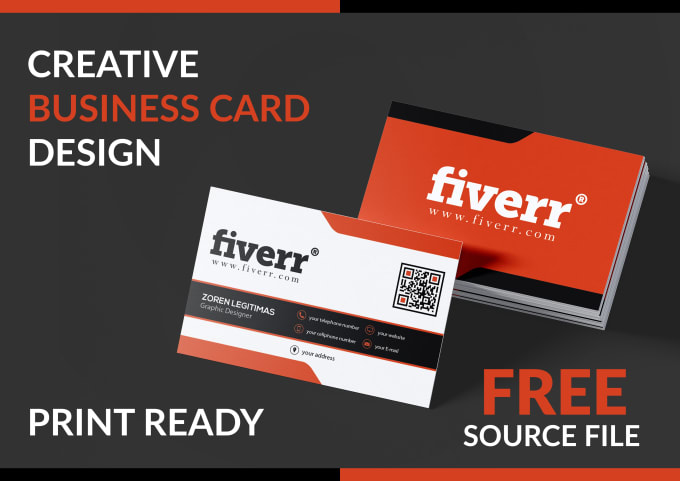 Gig Preview - Create professional business card design