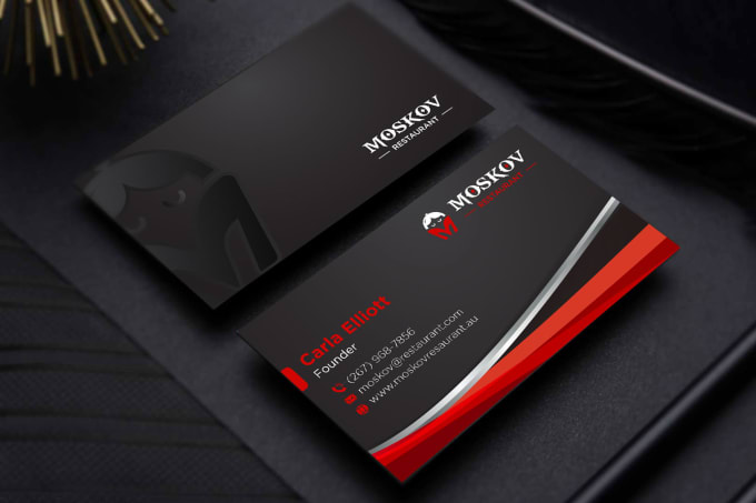 Gig Preview - Do modern minimalist business card design