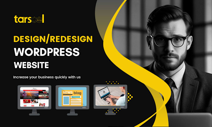 Gig Preview - Create, design and redesign SEO friendly wordpress website