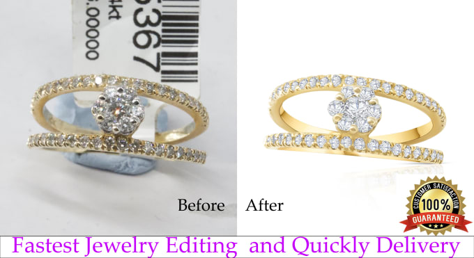 Gig Preview - Do jewelry retouching , amazon product retouching,background remove