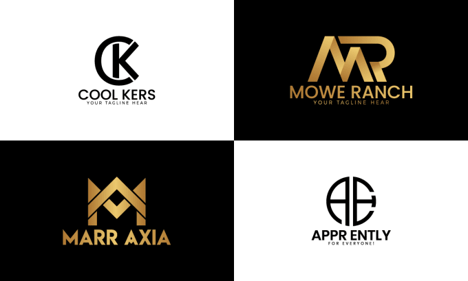 Gig Preview - Design modern monogram logo