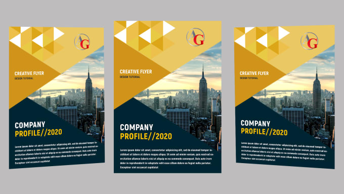 Gig Preview - Design professional business flyer, bi fold, tri fold