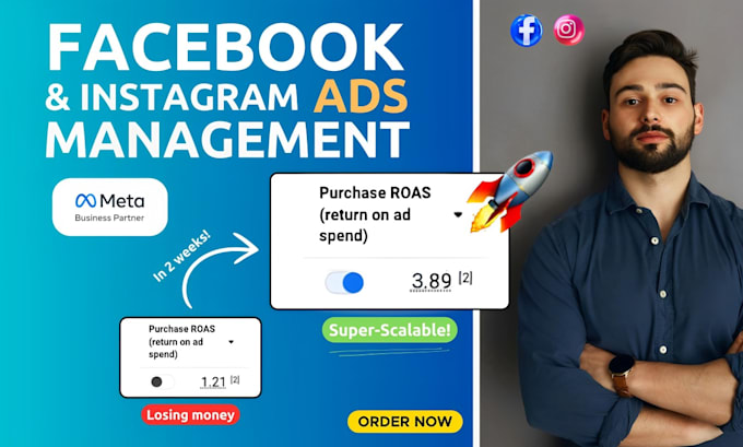 Gig Preview - Set up and manage facebook ads campaign, run instagram ads