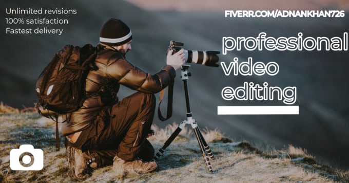 Gig Preview - Do professional video editing within 24 hours