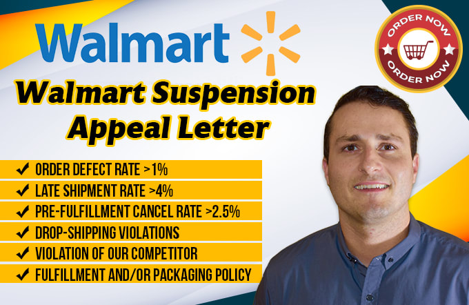 Gig Preview - Write walmart suspension appeal letter