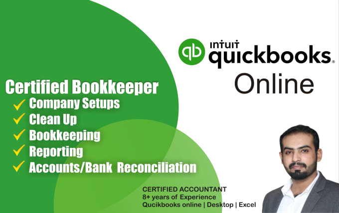 Gig Preview - Do accounting and bookkeeping in quickbooks online