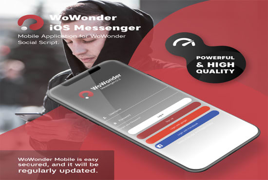 Gig Preview - Compile wowonder timeline and messenger apps