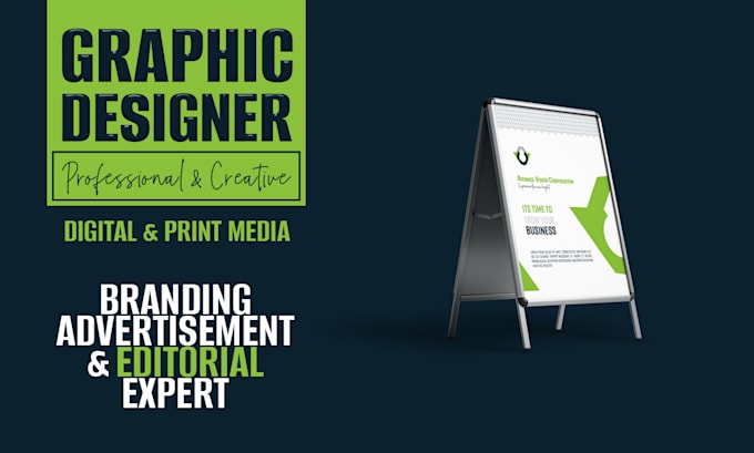 Gig Preview - Be a professional graphic designer for you