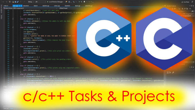 Gig Preview - Develop and fix any c, cpp, cplusplus programs for you