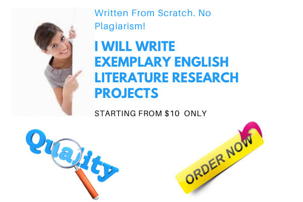 Gig Preview - Write english literature research projects