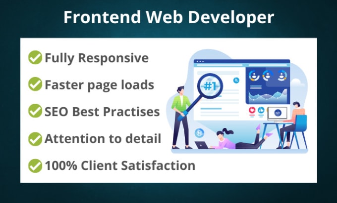 Gig Preview - Be your front end developer