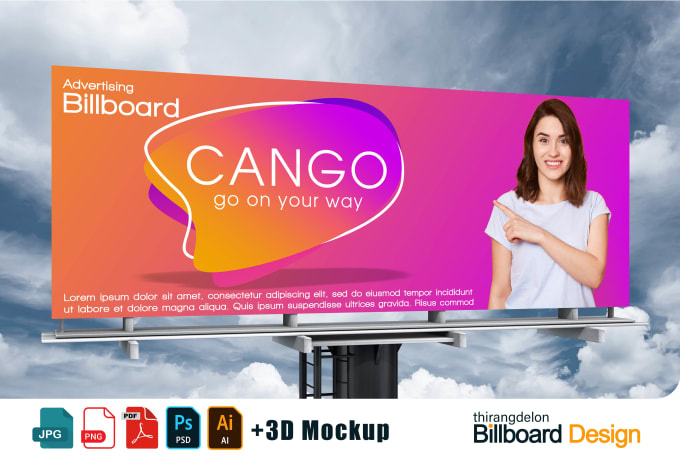 Gig Preview - Design yard sign, billboard for your business