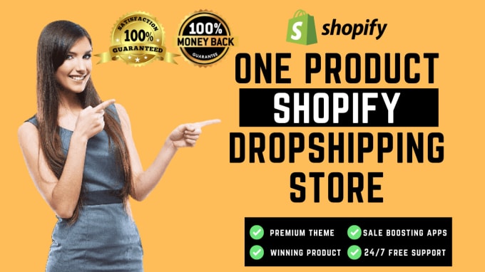 Bestseller - create premium one product shopify dropshipping store