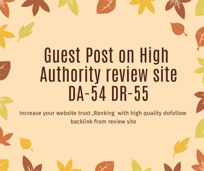 Gig Preview - Provide high da guest post on my blog da 53