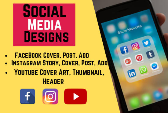 Gig Preview - Design creative facebook and instagram posts cover and add in adobe illustrator