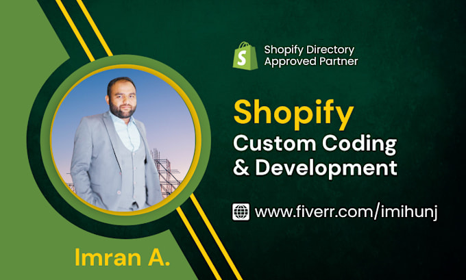 Gig Preview - Fix any shopify website bug and custom coding solutions