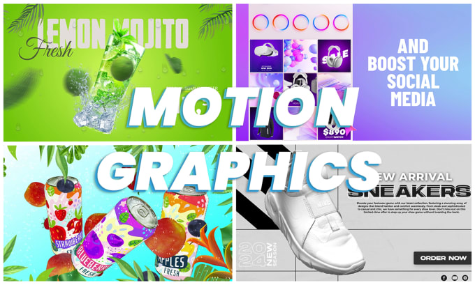 Gig Preview - Create engaging social media motion graphic ads