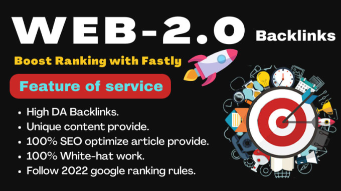 Gig Preview - Boost your rank with high quality web 2 0 backlinks