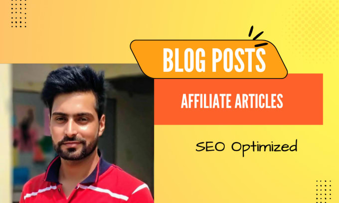 Gig Preview - Write SEO optimized affiliate articles and blog posts