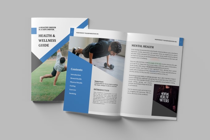 Gig Preview - Create annual report, ebook, booklet and case study pdfs