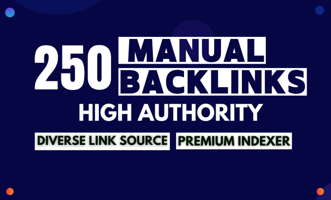 Gig Preview - Do 250 SEO profile backlinks with high authority white hat manual link building