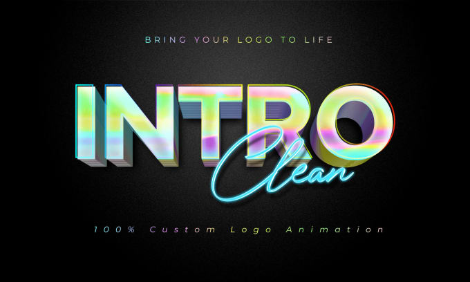 Gig Preview - Create a professional animated logo intro