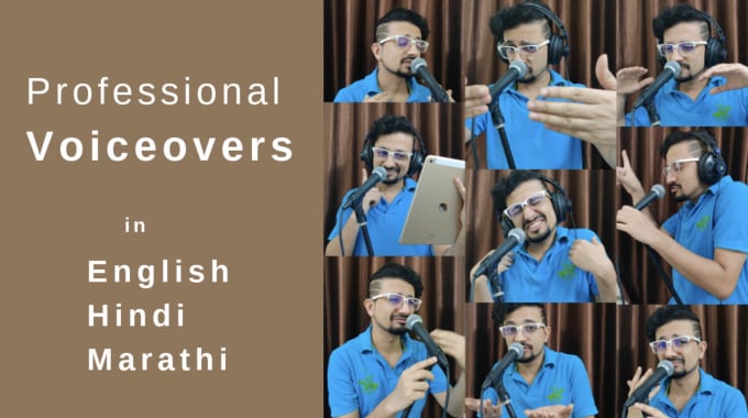 Gig Preview - Record a marathi voiceover in the desired quality and tone