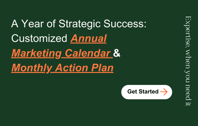 Gig Preview - Create an annual marketing calendar with detailed monthly action plan