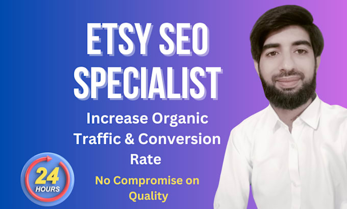 Gig Preview - Rewrite etsy seo listing with title tags to rank higher