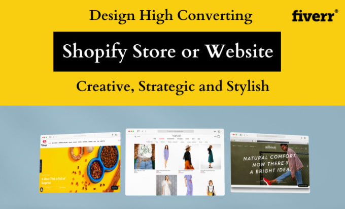 Gig Preview - Create stunning shopify stores for jewelry, clothing, pet