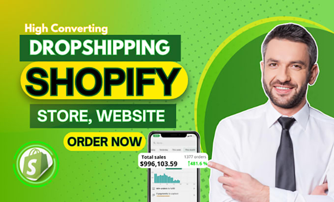 Bestseller - create shopify store, build shopify website design, shopify dropshipping website