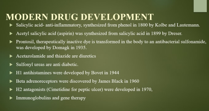 Gig Preview - Teach you pharmacology and help in projects