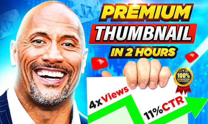 Gig Preview - Create attractive amazing youtube thumbnail in 2hr